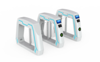 Barrière pivotante automatique intelligente pour contrôle d'accès rapide, idéale pour hôtels, supermarchés et entrées.