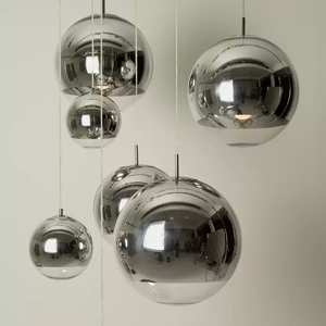Lampe suspendue de style nordique minimaliste postmoderne pour comptoir de bar, <span class=keywords><strong>lustre</strong></span> créatif en verre en forme de bulle pour l'éclairage domestique - Product Image 3