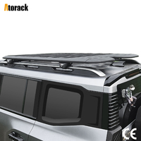 Plateforme plate en aluminium 125x188 cm compatible avec les barres de toit Jetour T2, panier de toit Shanhai T2, Jetour Traveller sans installation de barres transversales