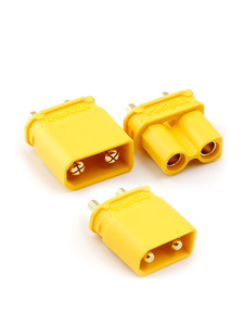 מחבר XT30UPB איכותי עם מגעי זהב 20A 500V לחיבור חוטי חשמל זכר/נקבה להלחמה עבור לוחות PCB - Product Image 2