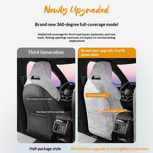 Fundas <span class=keywords><strong>de</strong></span> Asiento <span class=keywords><strong>de</strong></span> Coche Personalizadas <span class=keywords><strong>de</strong></span> Cuero <span class=keywords><strong>de</strong></span> Gamuza <span class=keywords><strong>de</strong></span> Alta Calidad para BYD Song Plus Seal U Dmi 2022-2026, Juego Completo - Product Image 5