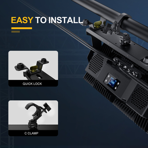 ไฟดิสโก้ SHEHDS 350W IP65 รุ่น <span class=keywords><strong>Atomic</strong></span> DMX ไฟแฟลชสโตรบ สำหรับคอนเสิร์ต งานแต่งงาน ไฟ RGB สโตรบวอช สำหรับดีเจ แสงสีบนเวที - Product Image 5