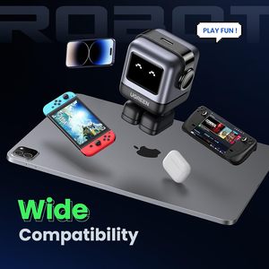 Cargador <span class=keywords><strong>USB</strong></span> C <span class=keywords><strong>UGREEN</strong></span> RG 30W Nexode Roboto GaN, Bloque de Carga Rápida, Cargador de Pared Compacto, Adaptador de Corriente - Product Image 6