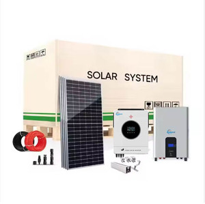 Kit de panneaux solaires domestiques avec panneaux photovoltaïques monocristallins en silicium de 3 kW, 5 kW, 10 kW, stockage sur batterie lithium-ion et contrôleur MPPT - Product Image 5