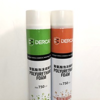 Mousse de polyuréthane isolante en spray 750 ml, imperméable, expansible, mousse PU pour la construction
