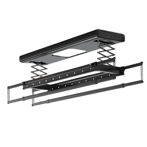 Tendedero de ropa plegable compacto para uso doméstico, estructura de acero al carbono con iluminación, sistema de secado por aire y calefacción - Product Image 1
