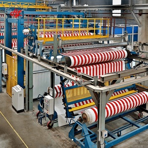 Lona <span class=keywords><strong>de</strong></span> Toldo FLFX Impermeable y Resistente, Recubierta <span class=keywords><strong>de</strong></span> PVC, con Rayas <span class=keywords><strong>de</strong></span> Poliéster, para Terraza - Product Image 6