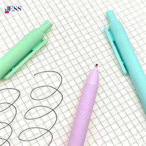 थोक मल्टीकोर व्यक्तिगत प्लास्टिक जेल पेन कस्टम लोगो के साथ नया डिजाइन 0.5 मिमी लेखन चौड़ाई चिकनी लेखन - Product Image 5