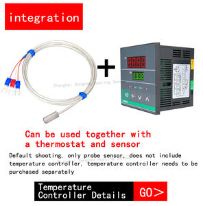 مستشعر حرارة لاصق من نوع PT100 مقاوم للماء وعالي الحرارة، مجس سطحي - Product Image 6