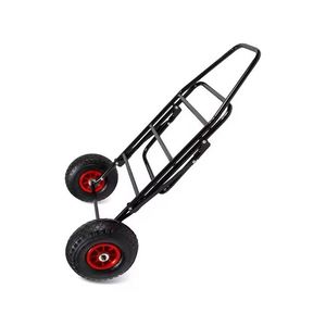 <span class=keywords><strong>Chariot</strong></span> de pêche à la <span class=keywords><strong>carpe</strong></span> de camping entièrement en métal avec deux roues - Product Image 2
