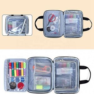 BSCI Factory Custom Portable Tool Needles Carry Tote Bag Sewing Accessories <b>Storage</b> Bag Portable <b>Knitting</b> Tote Bag - Product Image 2