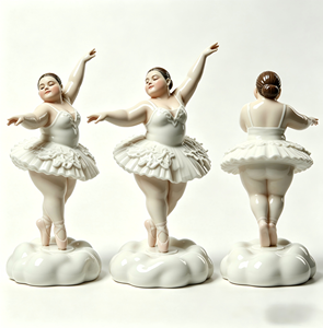 Design Gratuito, Campione Rapido, Materiale per Artigianato in Resina, LOGO e Confezione Personalizzabili, Statuetta Girevole di Ballerina Carina - Product Image 6