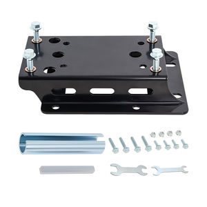 Support de plaque de <span class=keywords><strong>montage</strong></span> de moteur de convertisseur de couple noir pour moteur Predator 196cc / 212cc sur Mini vélos Coleman, Black - 1 3/4 pouces Lift - Product Image 1