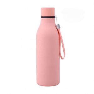 Botella de Agua Personalizada de Acero Inoxidable de 18.5 oz, Ligera y con Aislamiento al Vacío de Doble Pared, Reutilizable con Correa - Product Image 4