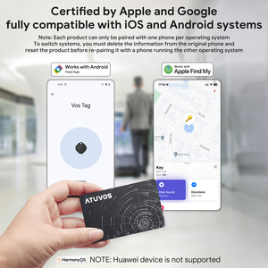 Etiqueta Localizadora Inteligente <span class=keywords><strong>ATUVOS</strong></span>, Precio al por Mayor, Compatible con IOS Find Hub, 100 Conexiones, Recargable, Inalámbrica, GPS - Product Image 3