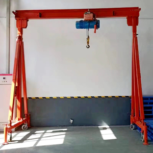 500kg 1ton 2ton 3ton 5 Ton magazzino di applicazione Gentry Crane portatile 3 Ton piccole gru a cavalletto per la vendita - Product Image 2