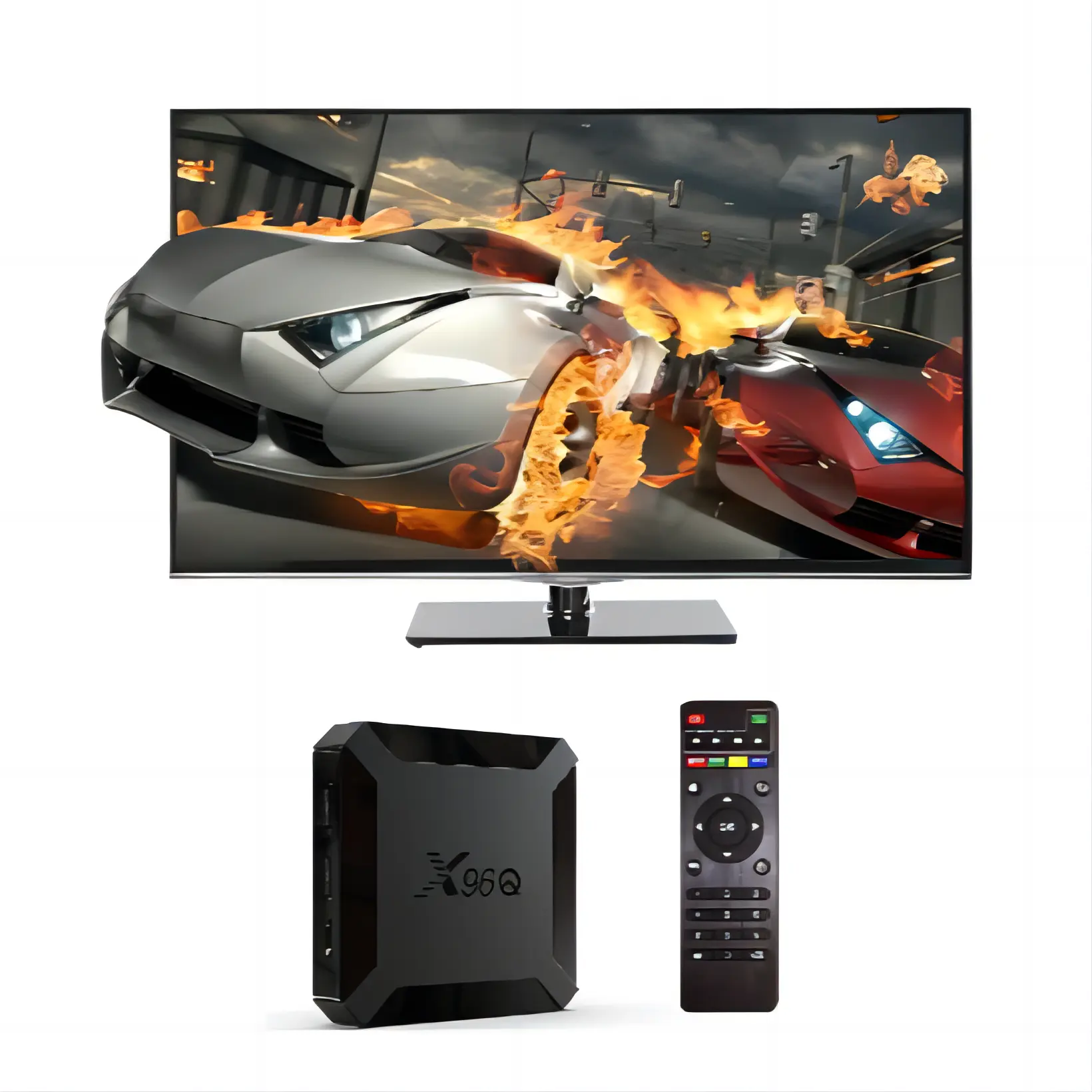X96Q Netzwerk Set-Top-Box volldigital H313 4K HD WLAN Android 10 Fernsehbox TV-Box