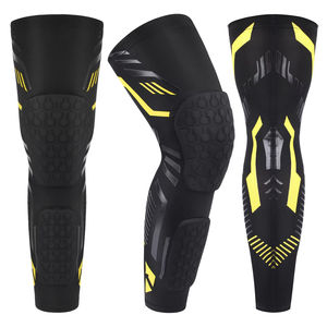 Protection de genou anti-collision professionnelle, épaisse, flexible, respirante et légère en nylon/spandex pour le basketball, le cyclisme et la course à pied - Product Image 3