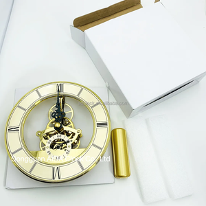 126mmラグジュアリーローマンヴィンテージダイヤルスケルトンクロックインサートムーブメントスケルトン時計パーツクリスタルクロックヘッドメタルメカニズム - Product Image 6