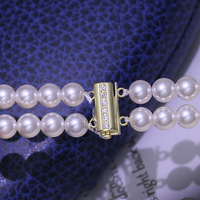 S925 argent Sterling élégant polyvalent bricolage perle accessoires Double rangée chandail chaîne Bracelet fin fermoir et collier fermoir