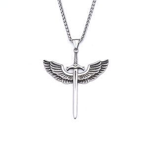 Yunnique-collar con colgante de ala de águila de acero inoxidable, diseño Retro Punk, joyería para hombre, accesorio de moda - Product Image 5