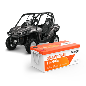 Baterai Lithium Golf Cart 38.4V 100Ah dengan Casing ABS, Baterai LiFePO4 48V 72V 100Ah, Garansi 5 Tahun, Baterai untuk RV dan Camper, Baterai Golf Cart 36V - Product Image 1