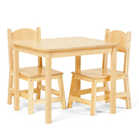 Ensemble de meubles en bois pour enfants Tables et chaises préscolaires pour salle de classe de maternelle de garderie