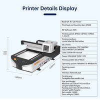 Imprimante UV DTF entièrement automatique Qinyu New A1 2 têtes XP600, matériau plastique, machine d'impression directe UV haute vitesse