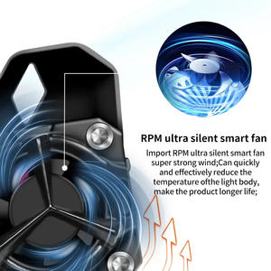 Phare antibrouillard étanche à LED pour <span class=keywords><strong>moto</strong></span> 60W 6000K LED Ultra Bright Dual Colors Flashing Auto Lighting Systems - Product Image 4