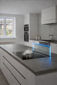 <span class=keywords><strong>Hotte</strong></span> aspirante encastrée de luxe 2025 au design fin pour îlot de cuisine, idéale pour usage domestique et hôtelier - Product Image 6