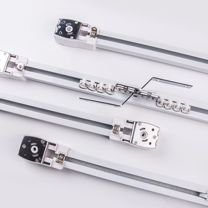 Hệ thống ray rèm tự động bằng mô tơ điện điều khiển Wifi, chất lượng cao, bằng nhôm, hoạt động êm ái của IKSUN dành cho phòng ngủ - Product Image 3