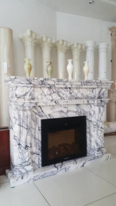 Cheminée en marbre d'Italie, <span class=keywords><strong>insert</strong></span> de cheminée en marbre, cheminée en marbre blanc de Carrare - Product Image 6