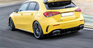 Difusor Trasero <span class=keywords><strong>Tuning</strong></span> W177 para Mercedes Benz Clase A W177 A45 Difusor Trasero Deportivo Hatchback 2019 2020 - Product Image 5
