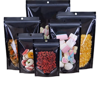 Pochette en plastique composite PE transparente holographique brillante VMPET MYLAR pour l'emballage de chewing-gum et de sushis
