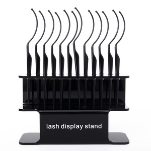 Kunden spezifischer Kunststoff-Wimpern ständer mit 12 Löchern für Tests ticks Fancy Eyelash <span class=keywords><strong>Tester</strong></span> - Product Image 4