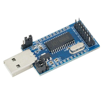 CH341 A Programmer USB ke UART IIC SPI I2C Konverter Port Paralel Modul Papan Lampu Indikator Operasi Terintegrasi