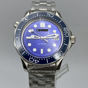 Reloj Mecánico de Acero Inoxidable de Lujo para Hombre SEILOCE, Movimiento NH35, Resistente al Agua, Esfera con Agujas - Product Image 3