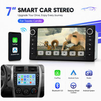 Autoradio Android 7 pouces pour Toyota Corolla 2 Din Écran tactile CarPlay sans fil Android Auto Navigation GPS
