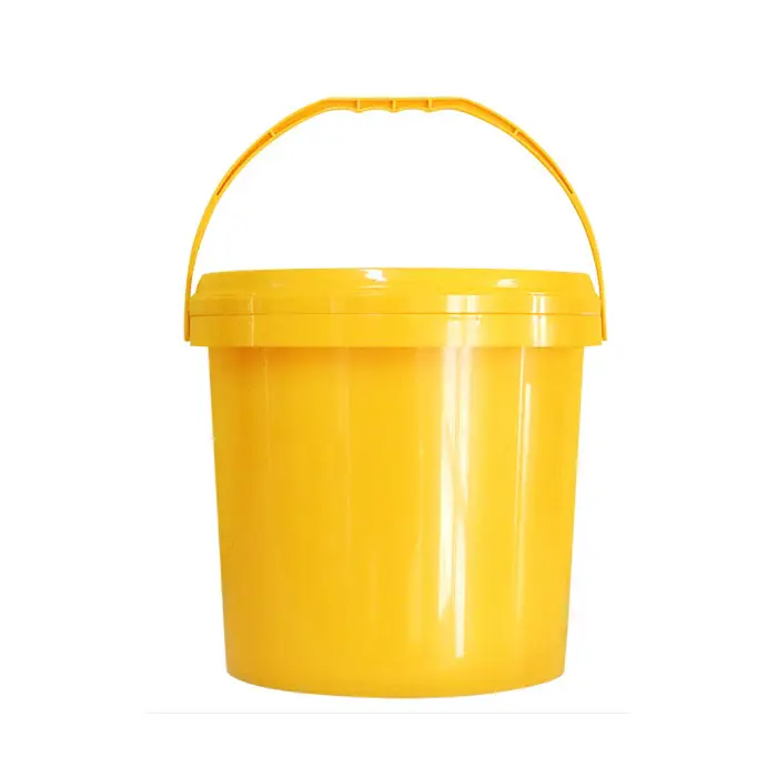 Seau rond, seau en plastique couleur personnalisable, qualité alimentaire 1L 3L 5l 10L 16L 20L