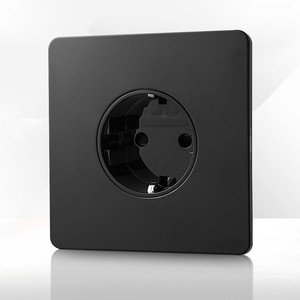 YUHE 16A European French Power Socket 220V Double Pole Wall Mounted Stainless Steel Matte - Product Image 5