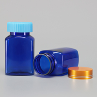 Bouteilles de pilules de 120 ml fournies par l'usine, flacons vides en plastique PET pour pilules, capsules et comprimés
