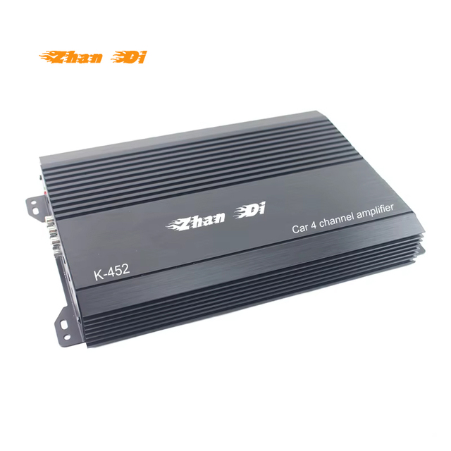 Wholesale 12V Car Amplifier New Auto Amplifier Class AB 4 Channel Audio Amplifier with Crossovers for Full Frequency Car Audio