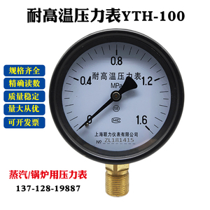 เกจวัดแรงดันสูง YTH100 0-1.6 MPa สำหรับหม้อไอน้ำ - Product Image 4