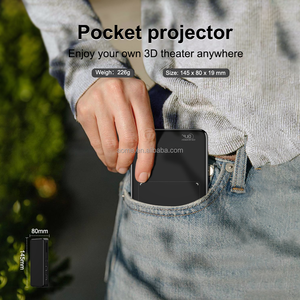 Máy chiếu <span class=keywords><strong>mini</strong></span> bỏ túi Aome S90, khuyến mãi nhà máy, 4K, WiFi, BT, <span class=keywords><strong>DLP</strong></span>, 1080P, tích hợp loa, hệ điều hành Android, RAM 2G, USB - Product Image 5