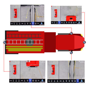 Système de caméra de <span class=keywords><strong>voiture</strong></span> Smartour 360 4G 1080P AI <span class=keywords><strong>Bird</strong></span> Surround Enregistreur panoramique de conduite avant/arrière/latéral pour stationnement, étanche - Product Image 2