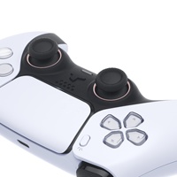 EXtremeRate rose accessoires de remplacement anneaux d'accent personnalisés pour manette PS5 BDM-010/020/030/040/050