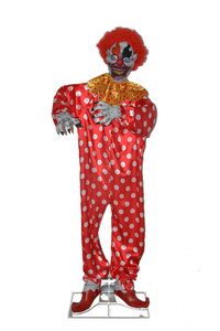 Decoración de Halloween 6 'Colgante de tamaño real Iluminado <span class=keywords><strong>Goblin</strong></span> Calabaza Hombre Voz espeluznante Decoración de utilería de Halloween con cara brillante - Product Image 3
