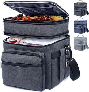 מכירת חיסול! תיק צידנית איכותי במיוחד, עשוי אוקספורד 600D, יוקרתי, אופנתי, עמיד, רך, פרימיום, עמיד למים, בעל ארבע שכבות תרמיות, קל משקל. - Product Image 1