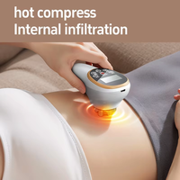 Appareil 3-en-1 à micro-courant pour éliminer la cellulite, soin du visage et du corps, traitement capillaire, lampe chauffante de salon de beauté, raclage Gua Sha