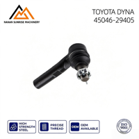 Rotule de direction OEM 4504629405 – Pièces de rechange directes usine pour châssis de camion – Rotule de direction pour châssis plateforme TOYOTA DYNA